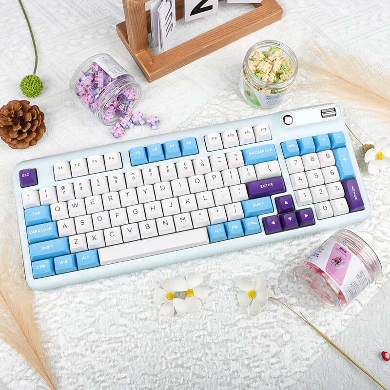 珂芝Z98潮玩版带屏幕机械键盘无线吃鸡客制化电竞游戏办公通用