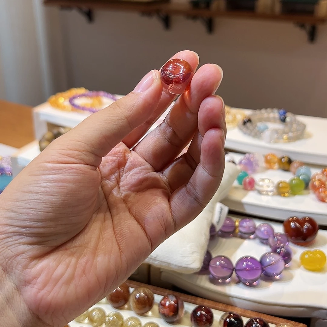 紫晶颈饰未镶嵌拍2个数量