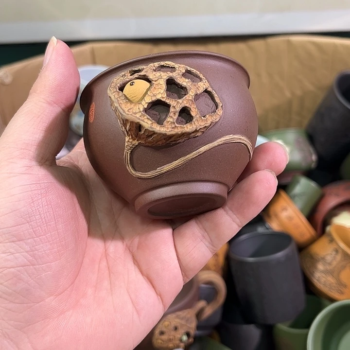 茶杯紫砂全手工紫砂主人杯