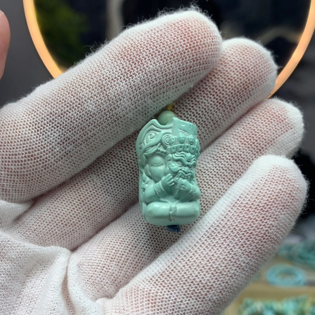 绿松石挂件未镶嵌