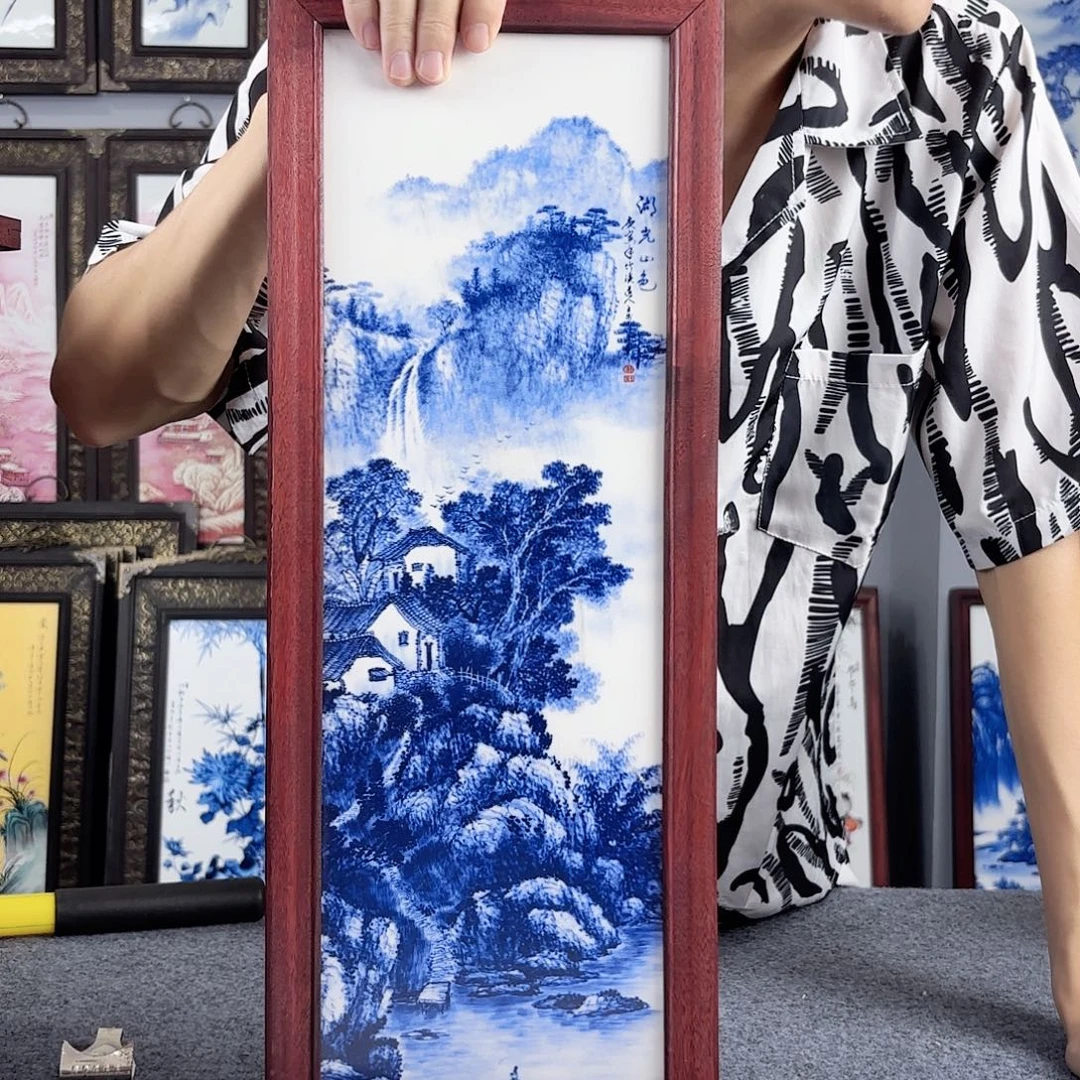 摆件景德镇陶瓷瓷板画