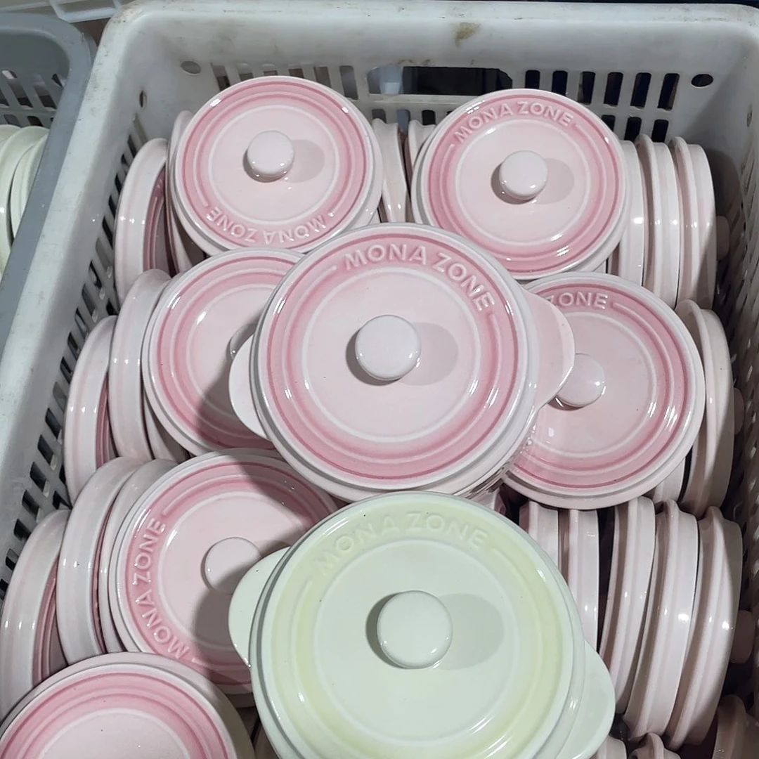 微瑕陶瓷餐具摩登800毫升炖盅一个