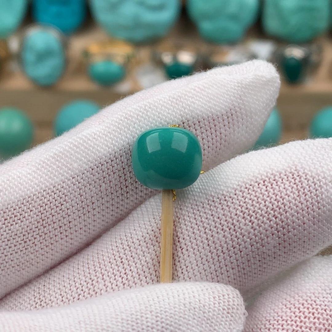 绿松石配饰未镶嵌卡10*9