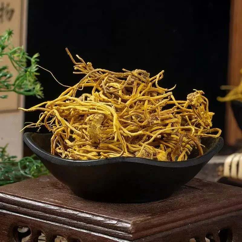 【正宗黄金龙须】现收金龙须泡水煮水炖汤
