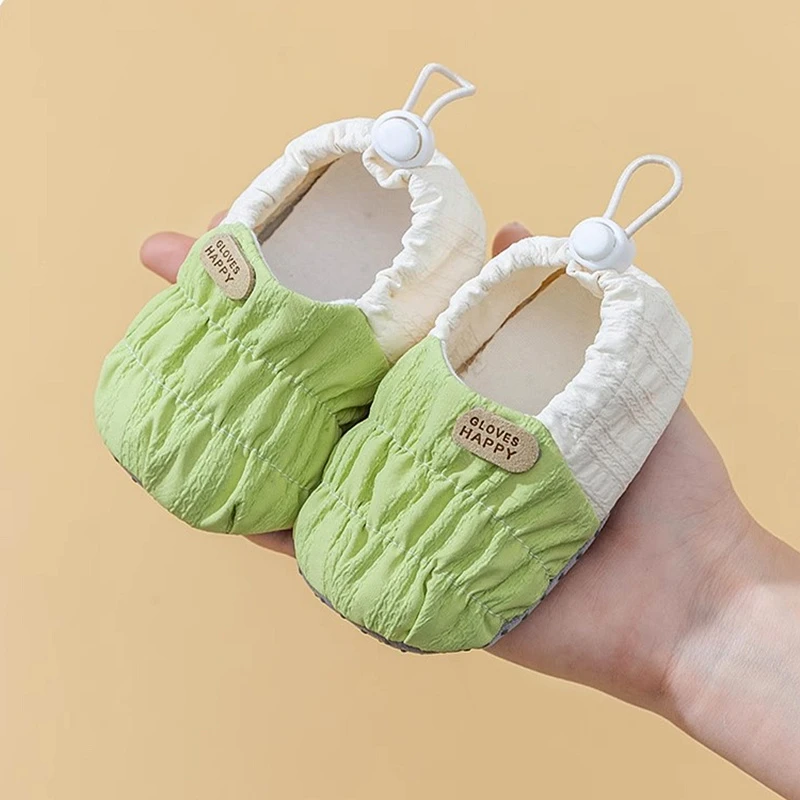 春秋季宝宝护脚学步鞋不掉婴儿鞋婴儿鞋软底防滑步前鞋子豆豆鞋