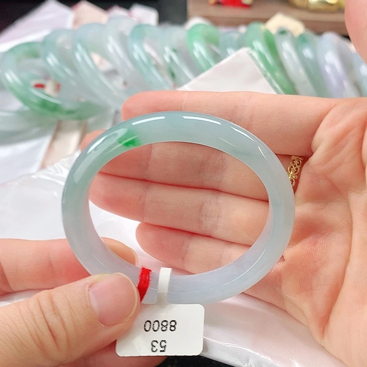 未镶嵌手镯翡翠缅甸A货翡翠手镯贵妃