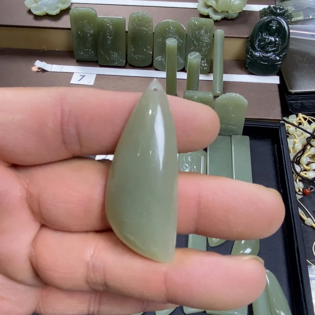 颈饰未镶嵌和田玉小*言091