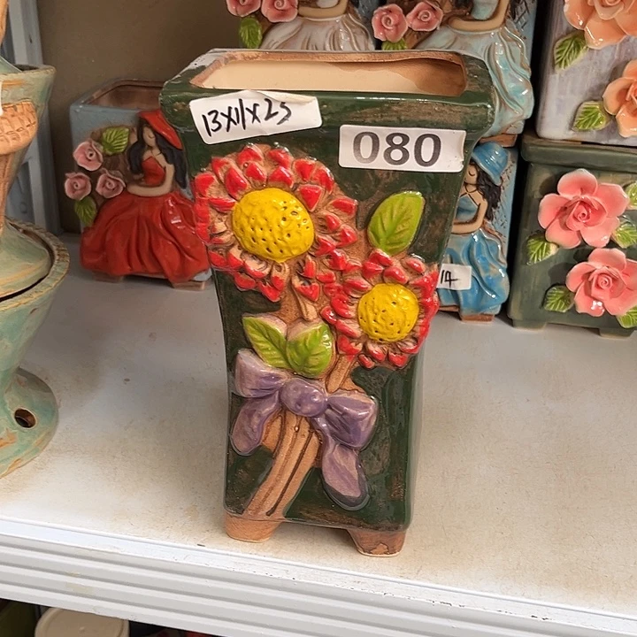 粗陶材质多肉花盆