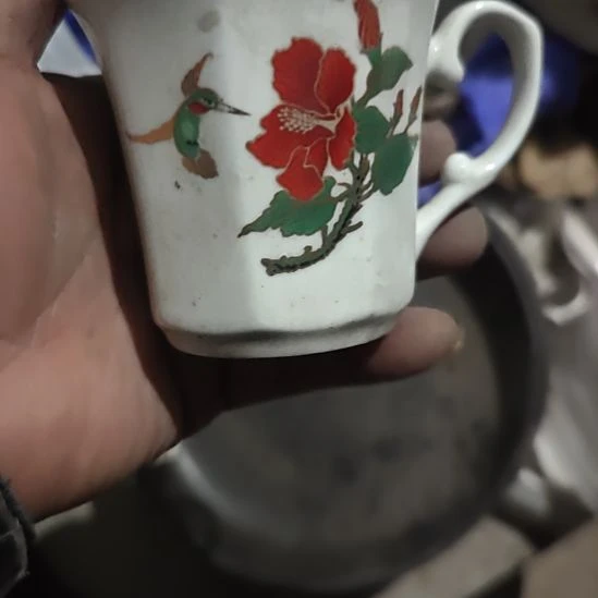 瓷水杯，国营四厂库存货