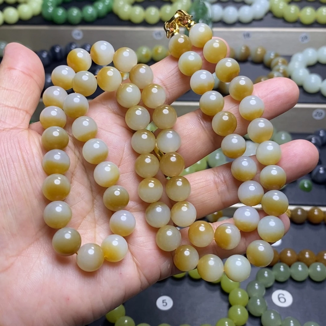 和田玉未镶嵌手串