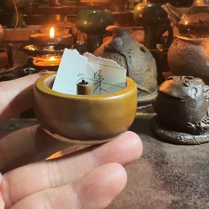 云***朵阿文手作温茶小油灯