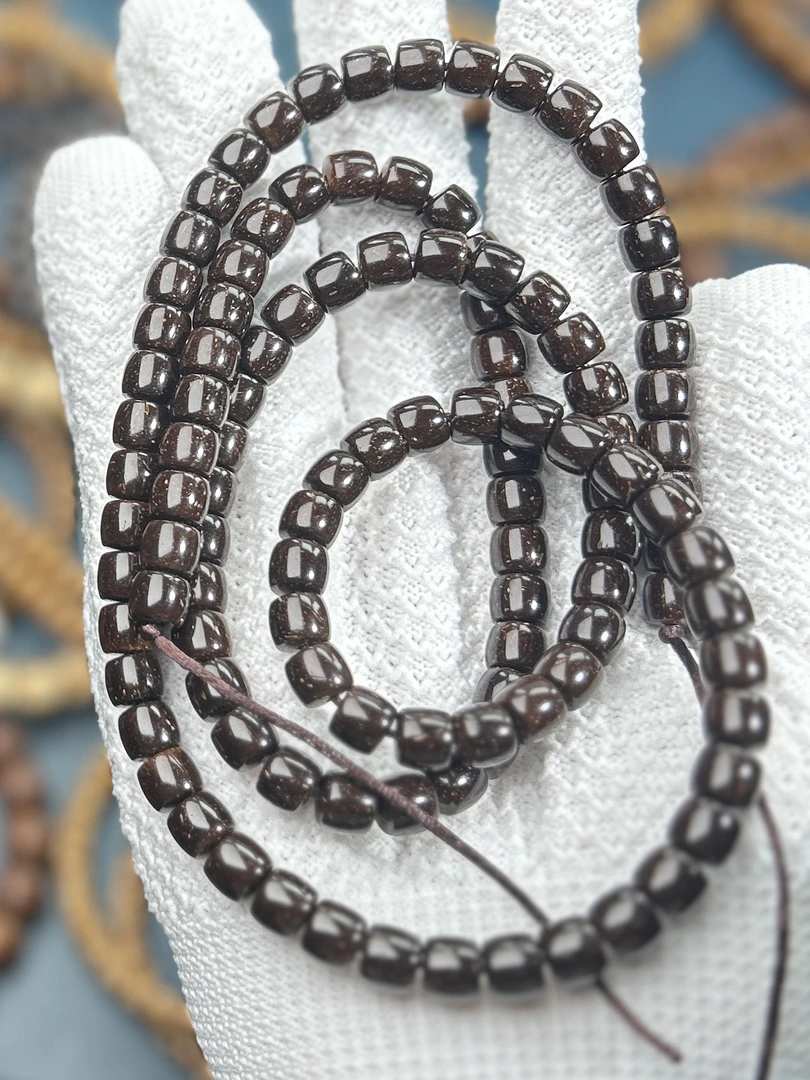 椰蒂长串直切系列印尼原生态高品质手工干磨椰蒂脖挂