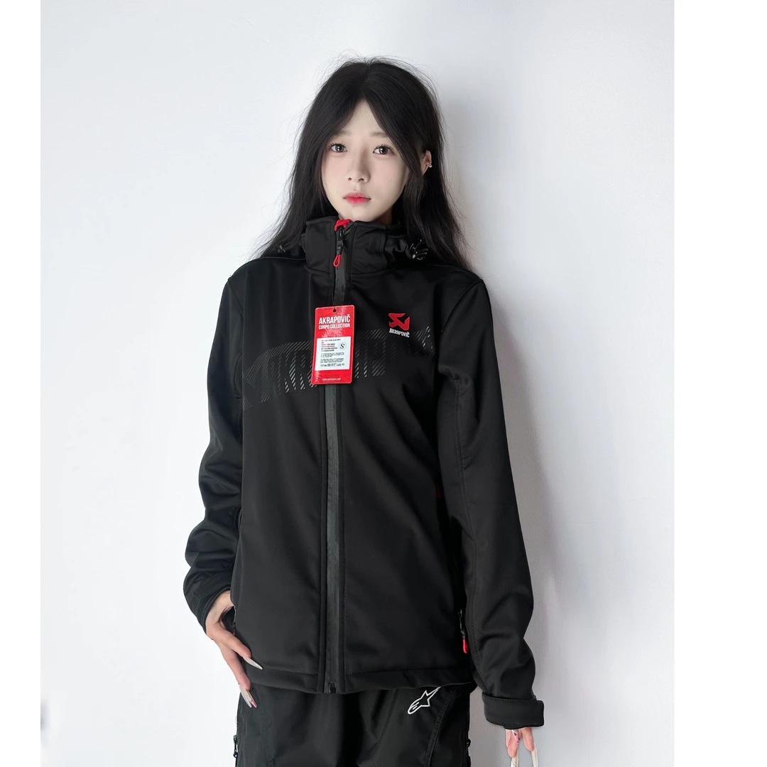 A星联名天蝎二代升级摩托骑行服防风防水冲锋衣男女秋冬加绒外套