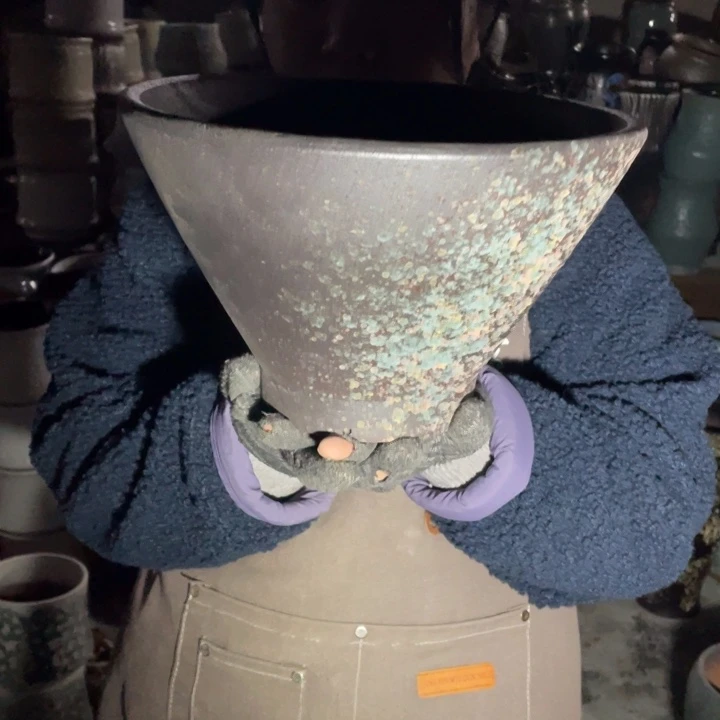 花盆紫砂口28高19正品正品