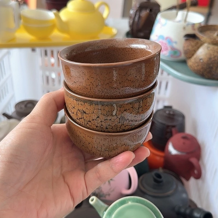 微瑕陶瓷茶具茶杯茶壶