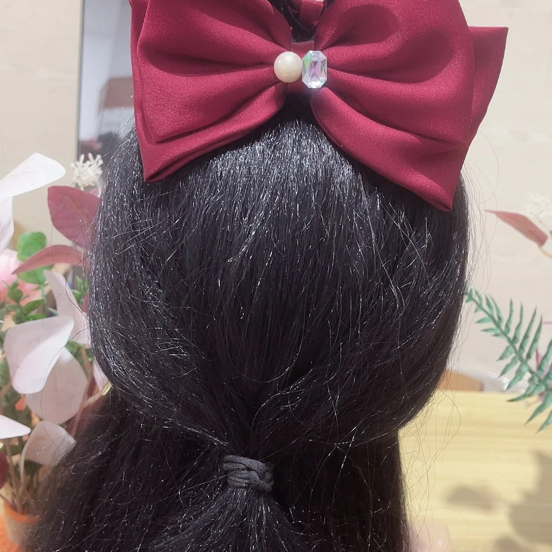 布艺铁合金蝴蝶结发夹