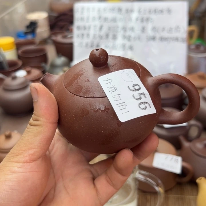 茶壶紫砂底槽清西施200左右瑕疵不挑