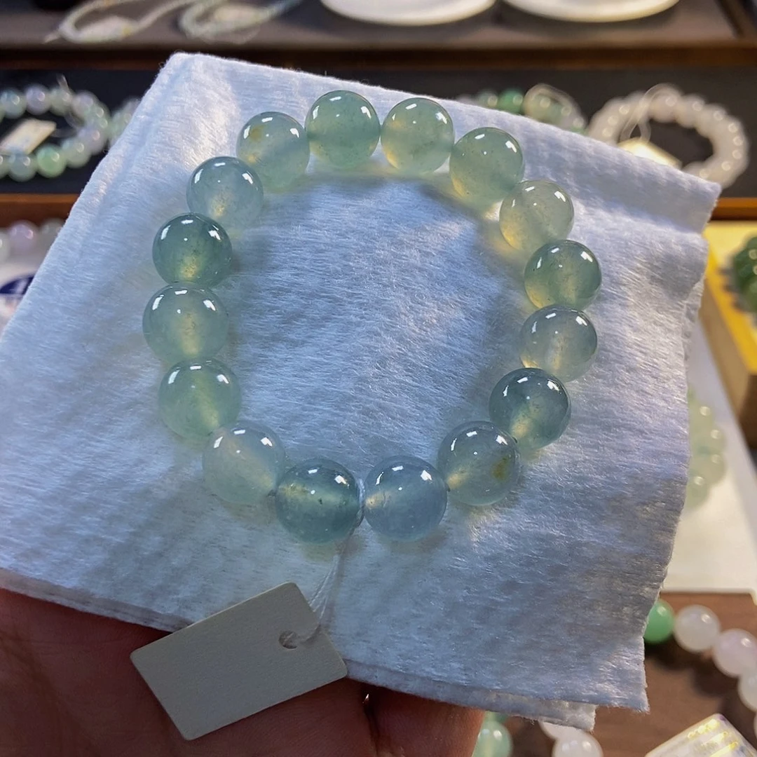 定制翡翠未镶嵌翡翠手串卡12