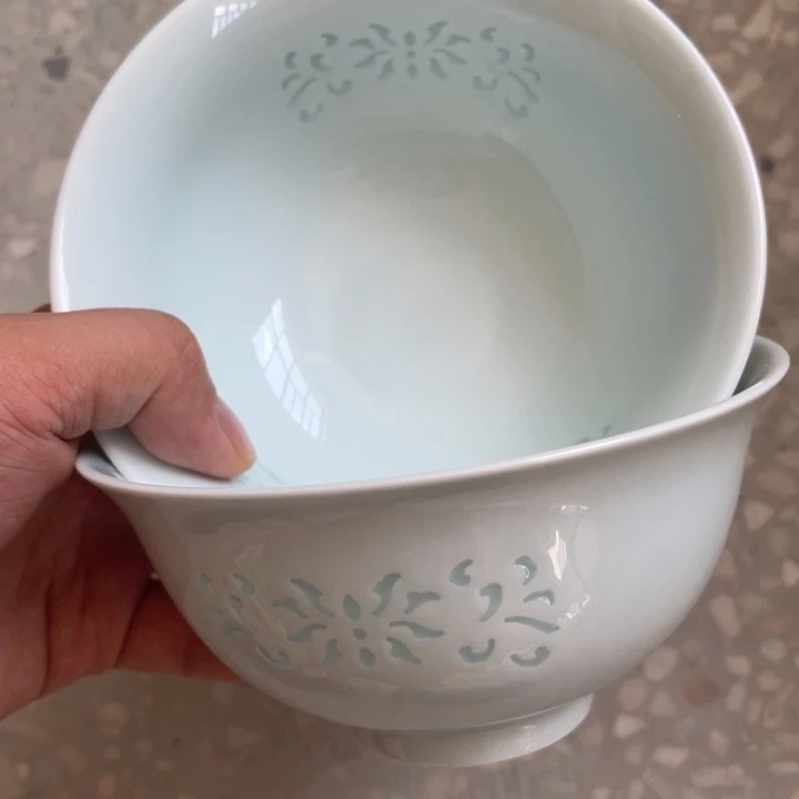 碗景德镇高温细白瓷餐具