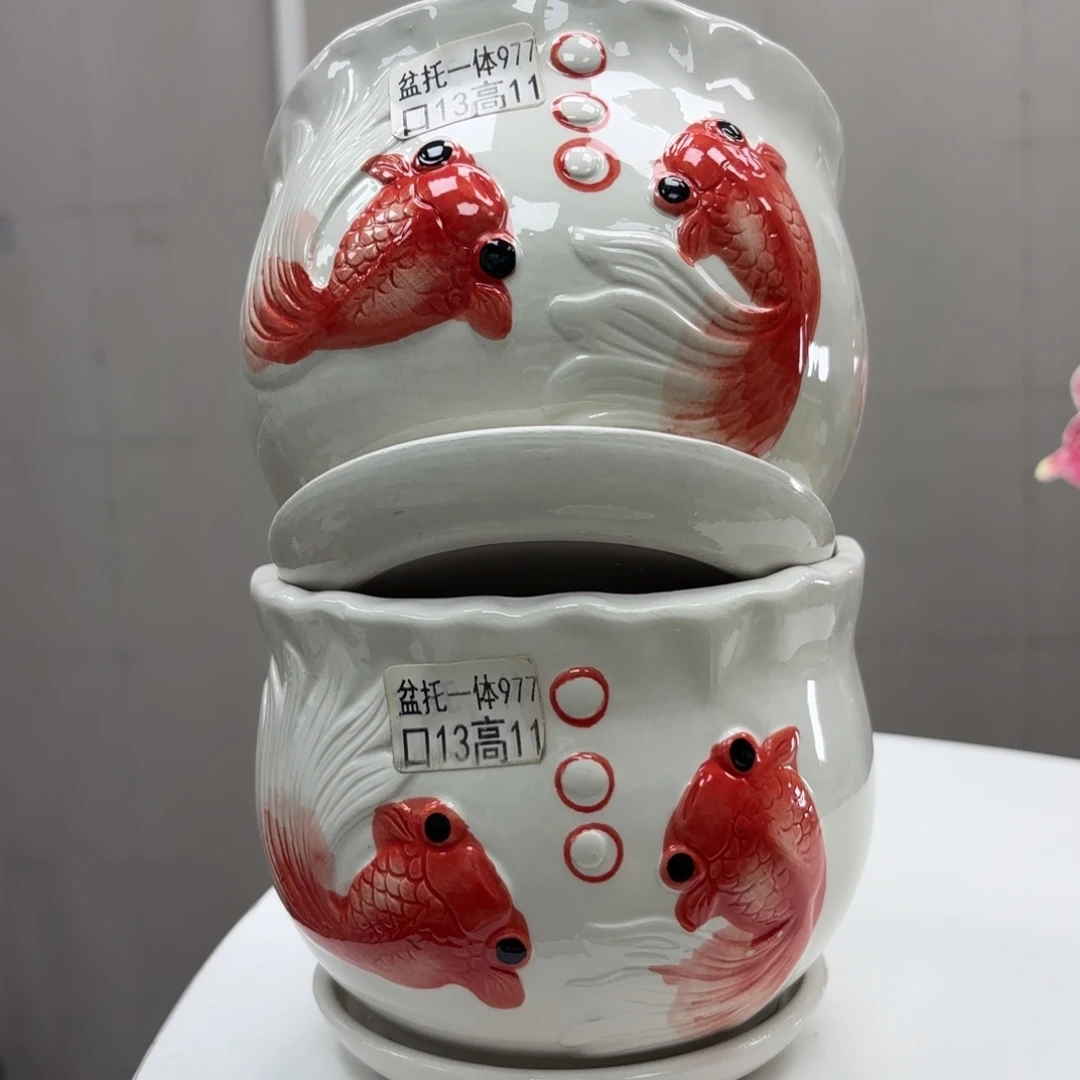 @夏西陶瓷花盆@@5977