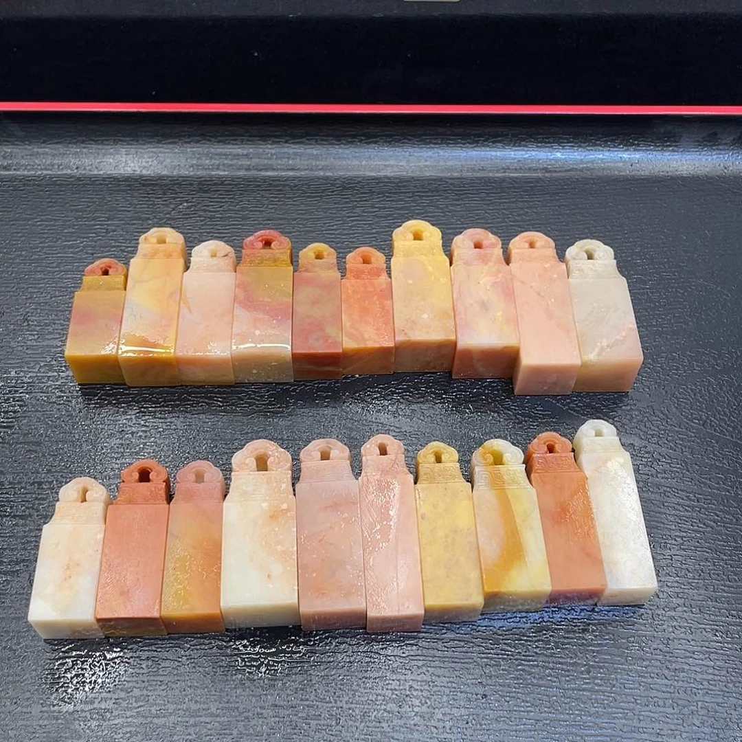 青田石印石老挝石20个