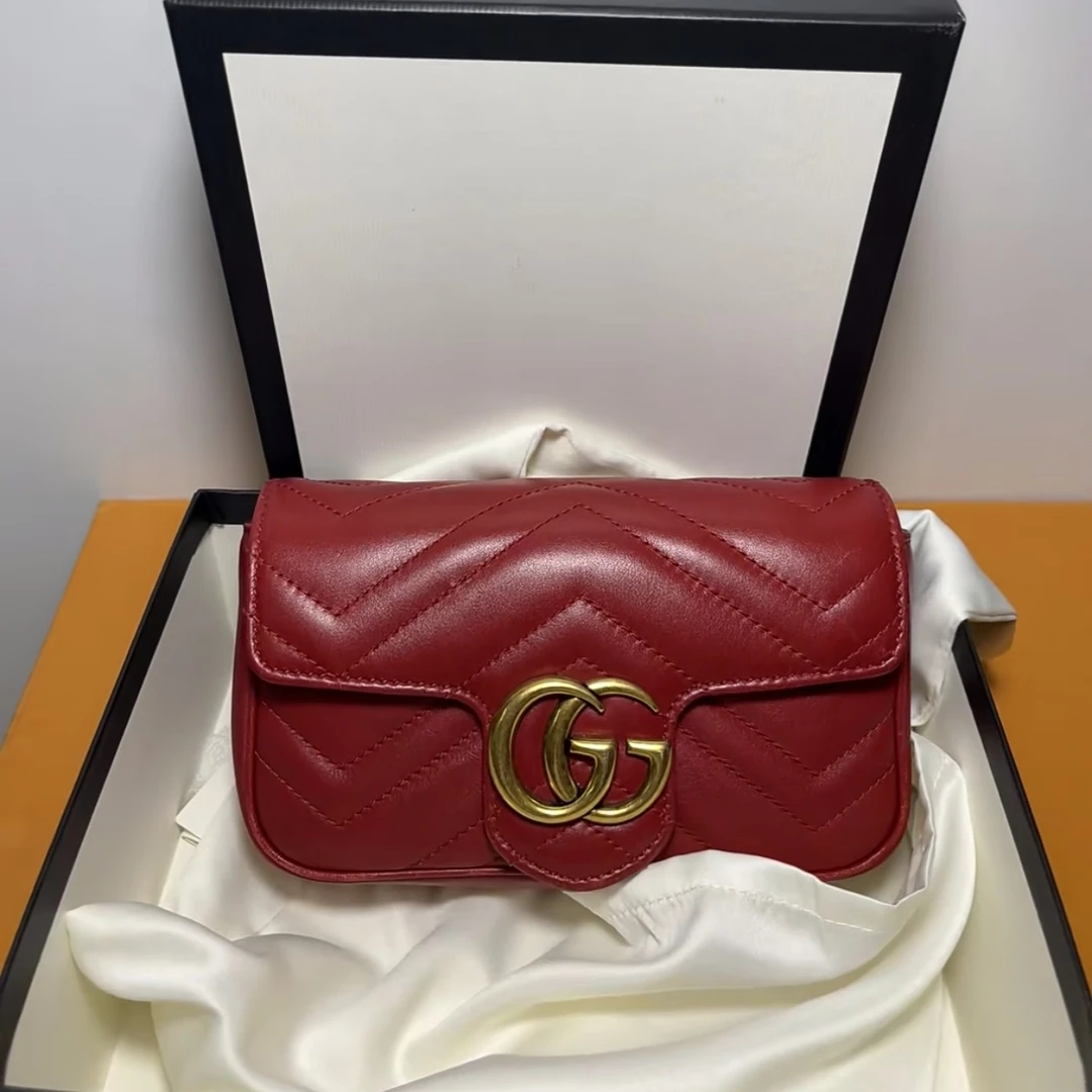 95新 GUCCI/古驰 Gucci红金马蒙迷你 25090094-05