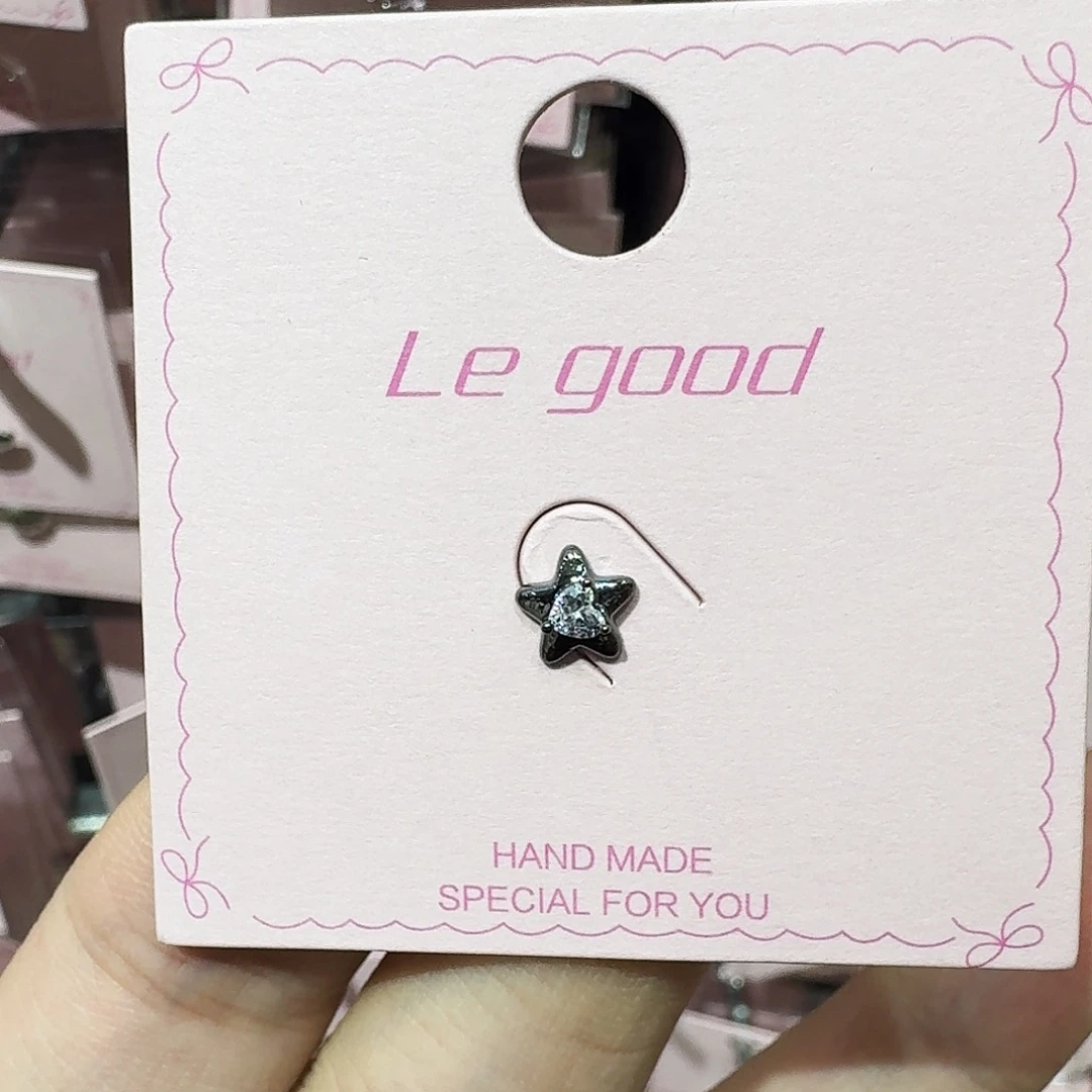 锆石钛钢合金滴油小星星