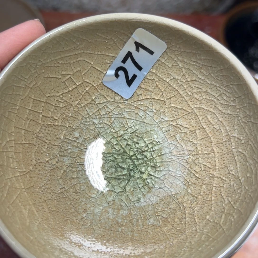 茶盏全手工原矿愿釉建盏