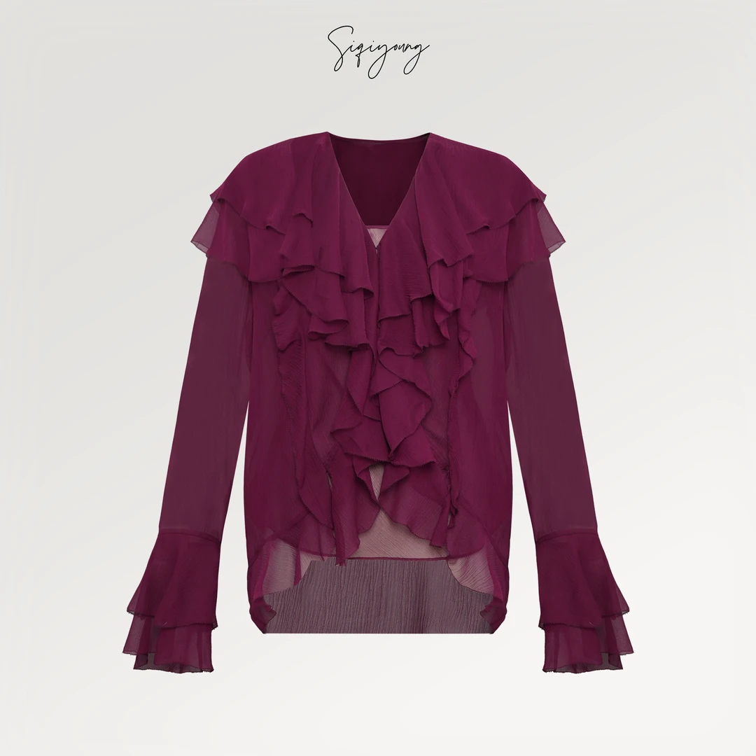 SIQIYOUNG【Maggie精选】尤兰达-真丝衬衫