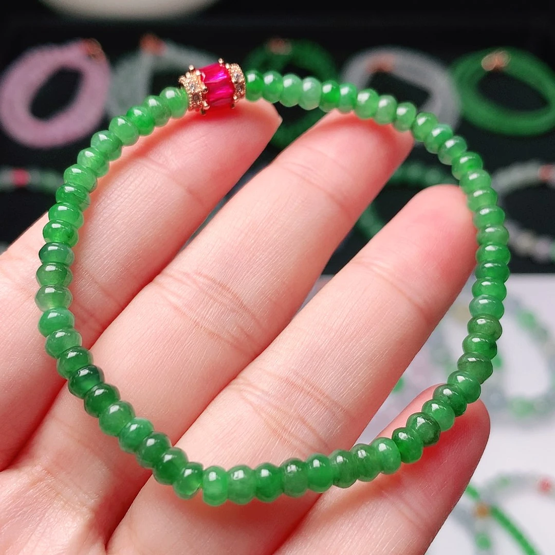 未镶嵌手链翡翠翡翠