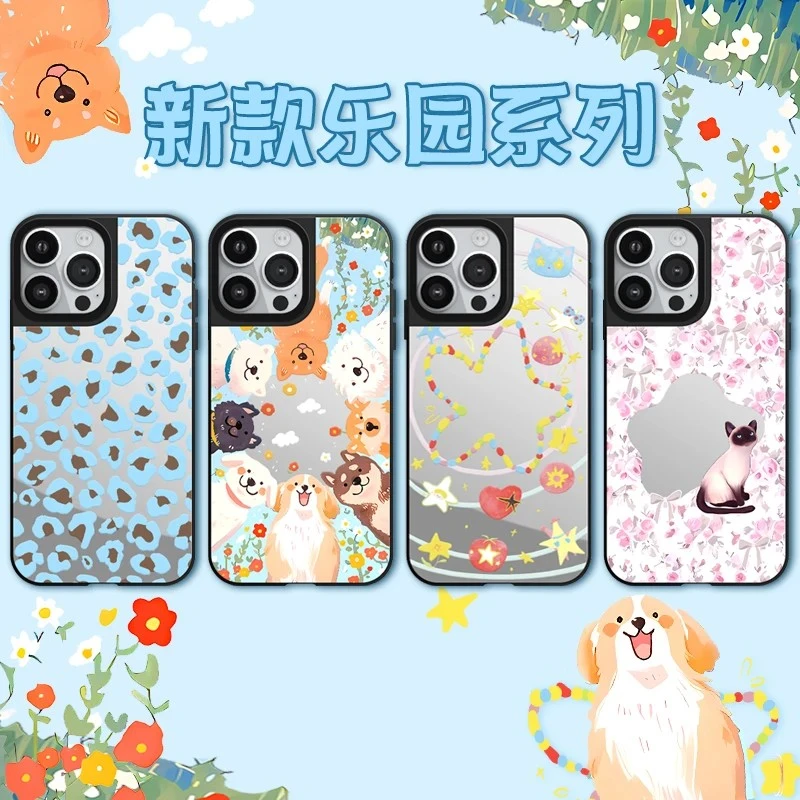 新款乐园系列CASE明星同款适用于苹果17promax16/15/14磁吸手机壳