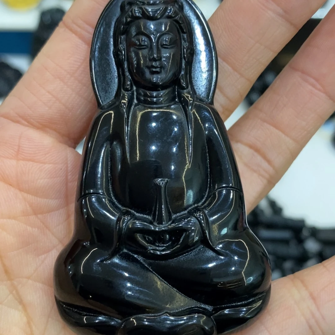 欧***佑蛇纹石玉未镶嵌吊坠