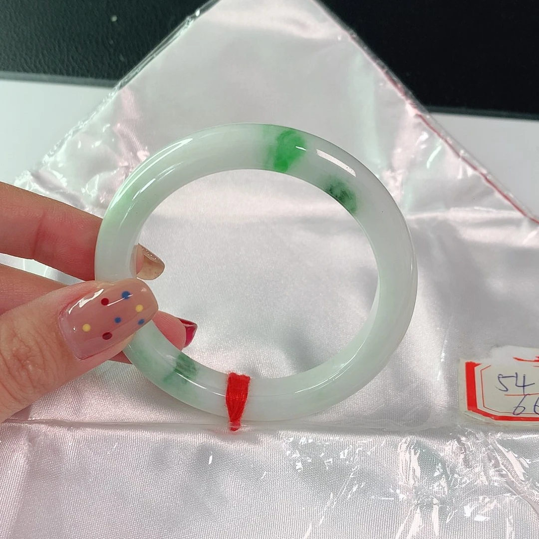 未镶嵌手镯翡翠红*094