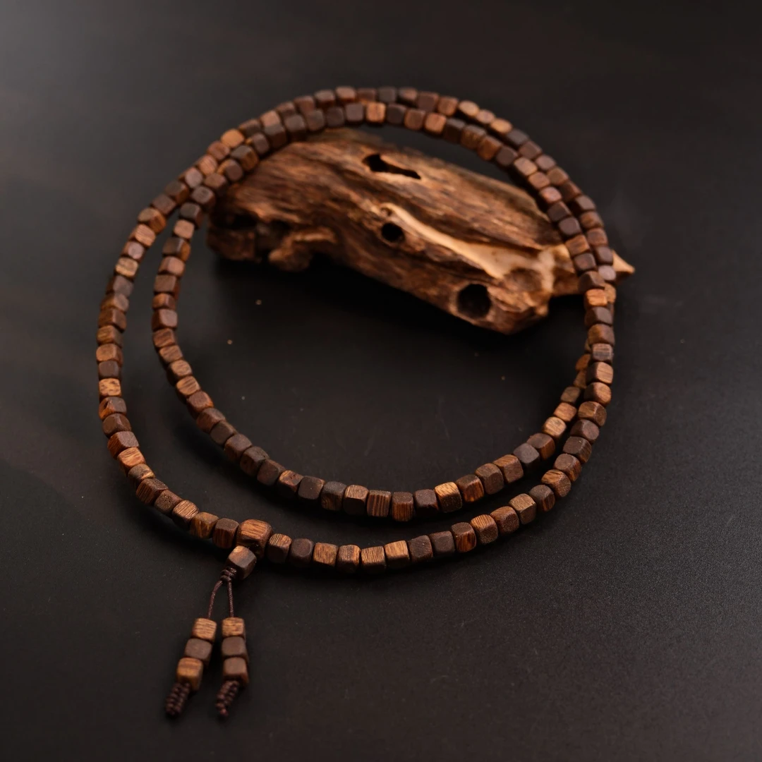 沉香【方糖多圈】沉香精工方糖99分沉5mm方糖多圈多样性发其一