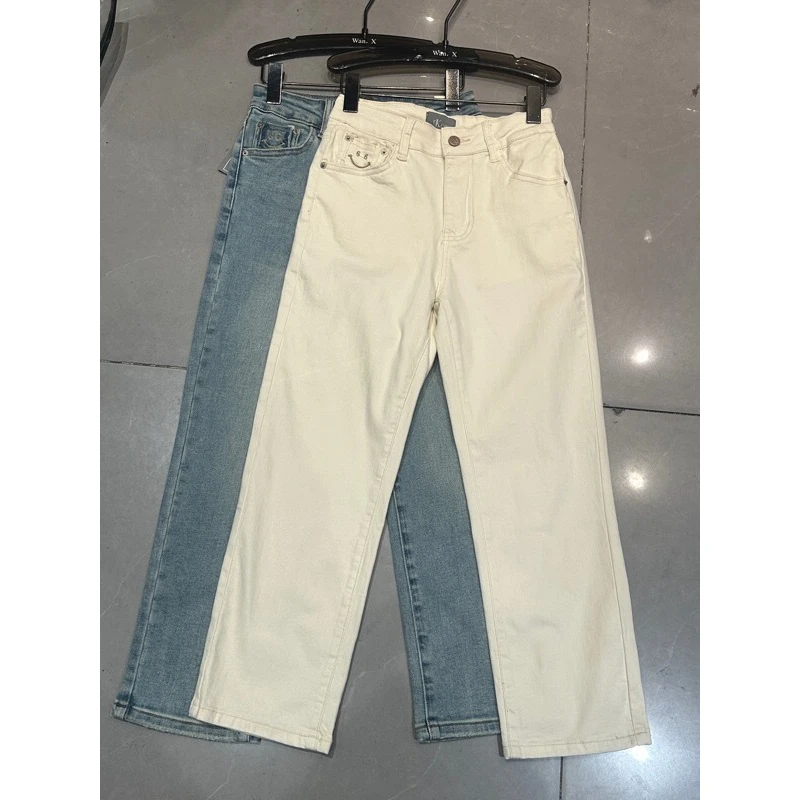 2025新款爆款春夏高腰软糯牛仔裤女7907