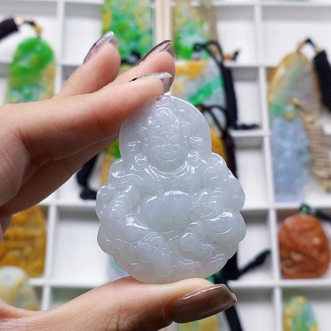 翡翠未镶嵌颈饰天然翡翠A货