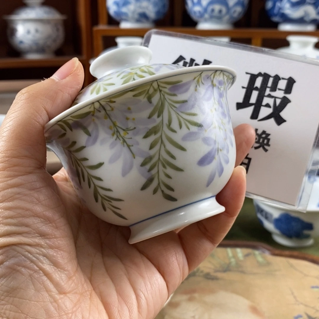 瓷片景德镇陶瓷手绘茶器423