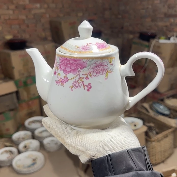 库存微瑕多空茶壶