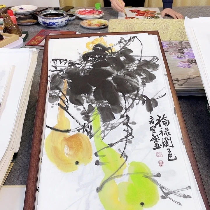 国画张圣敏先生纯手绘作品