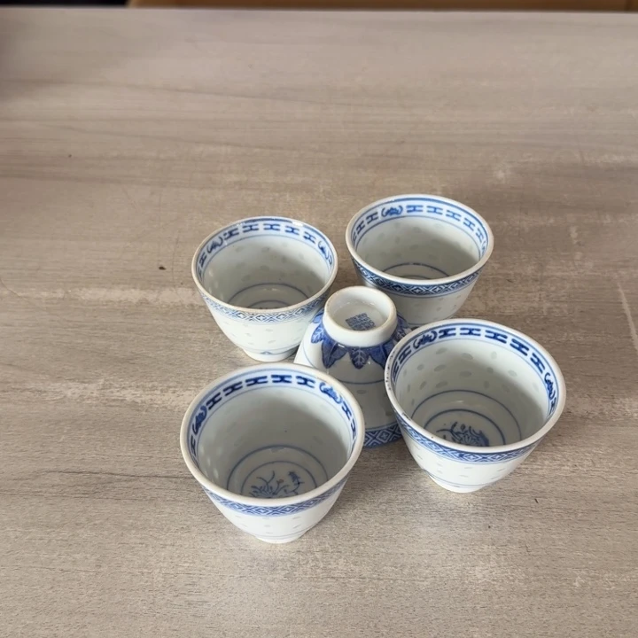 瓷片茶道具工艺品