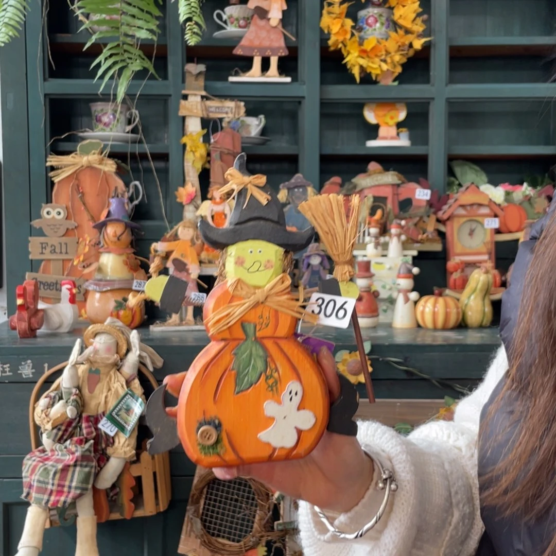 木质圣诞月福老货玩具默认微损