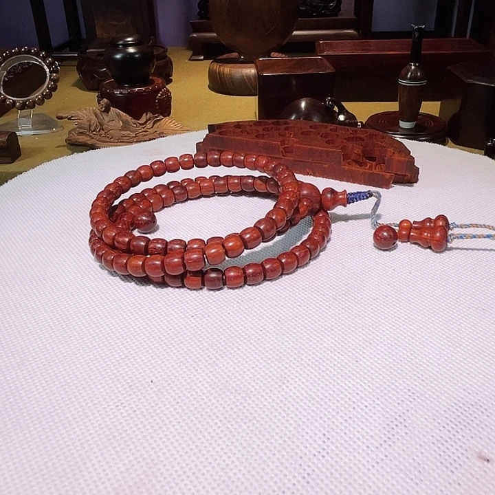 小叶紫檀手串/手链刘****响7*8*108颗