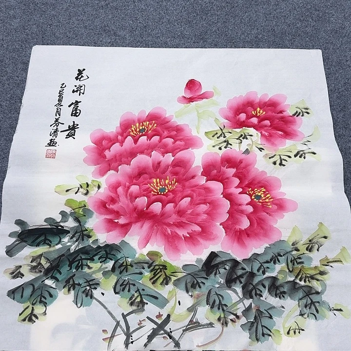 国画纯手绘作品欣赏图