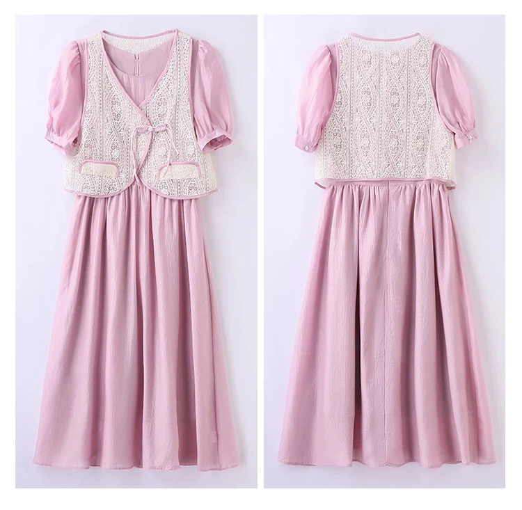 显瘦百搭气质假两件