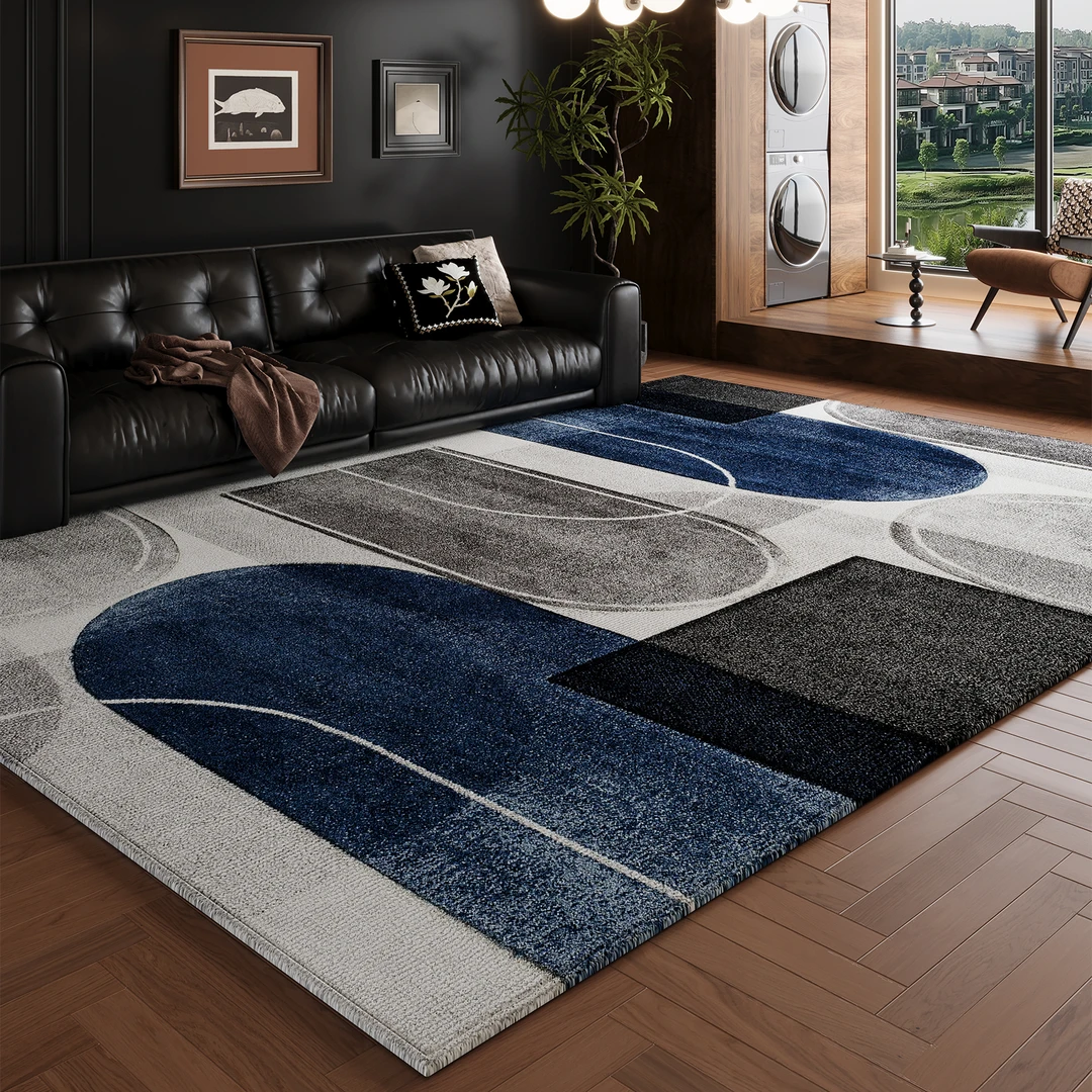 忘忧虫轻奢客厅地毯免洗耐脏防滑高级沙发茶几垫大面积全铺地毯