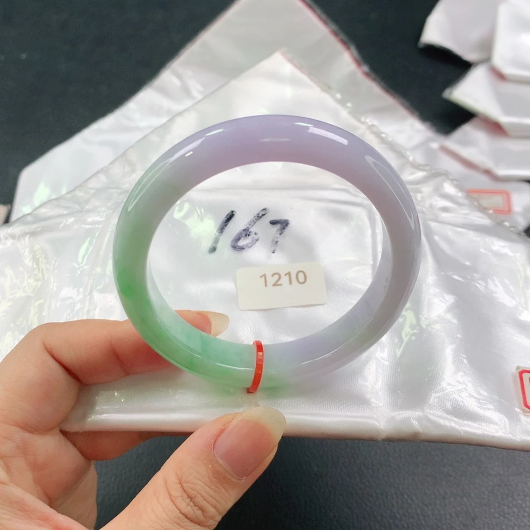 未镶嵌手镯翡翠春彩03