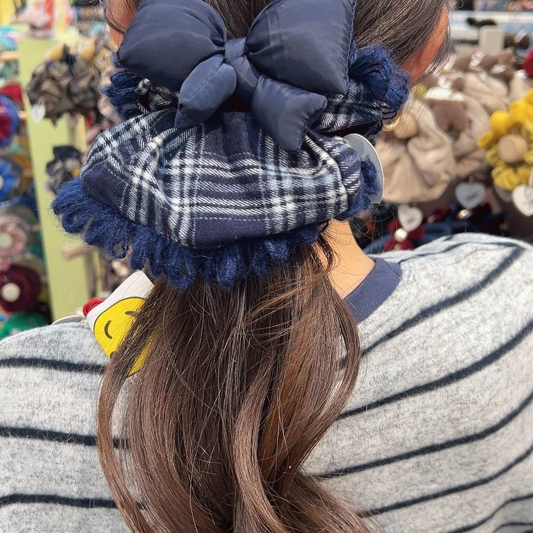 布艺铁合金蓝色格子