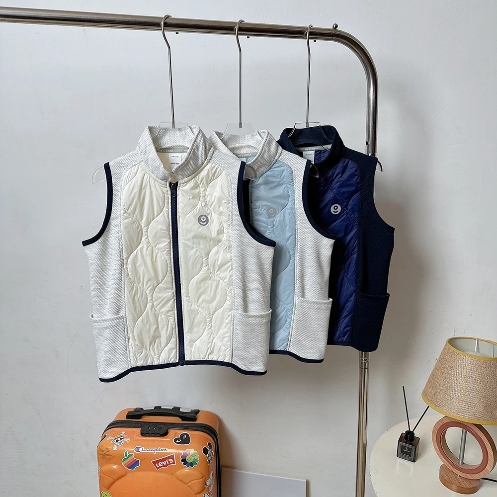 儿童轻薄款马甲2025春秋款新款男童女童运动休闲无袖坎肩