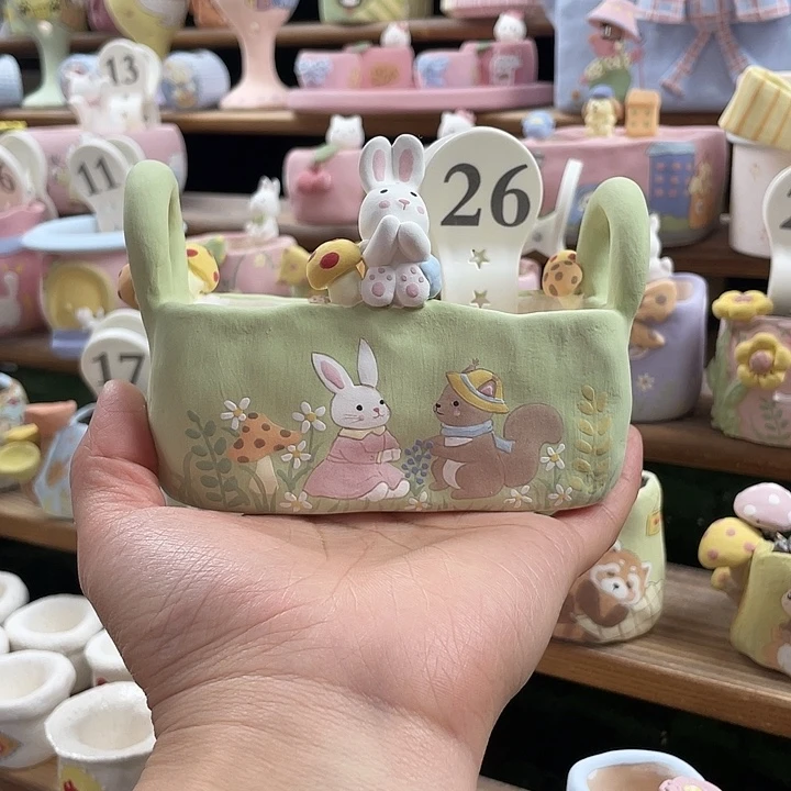 4****26…..手工手绘花盆