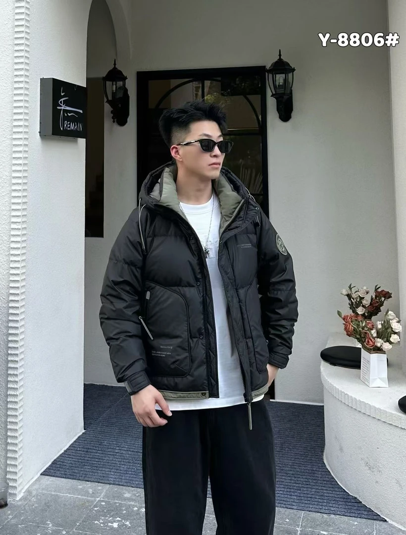 8806【逆流伟坦】新款防寒工装连帽保暖外套#